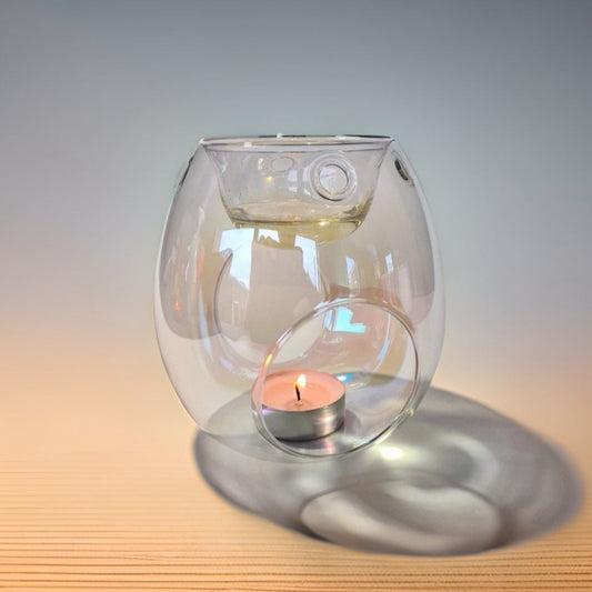 Brûleur de parfum à cire fondue Pearl Clear
