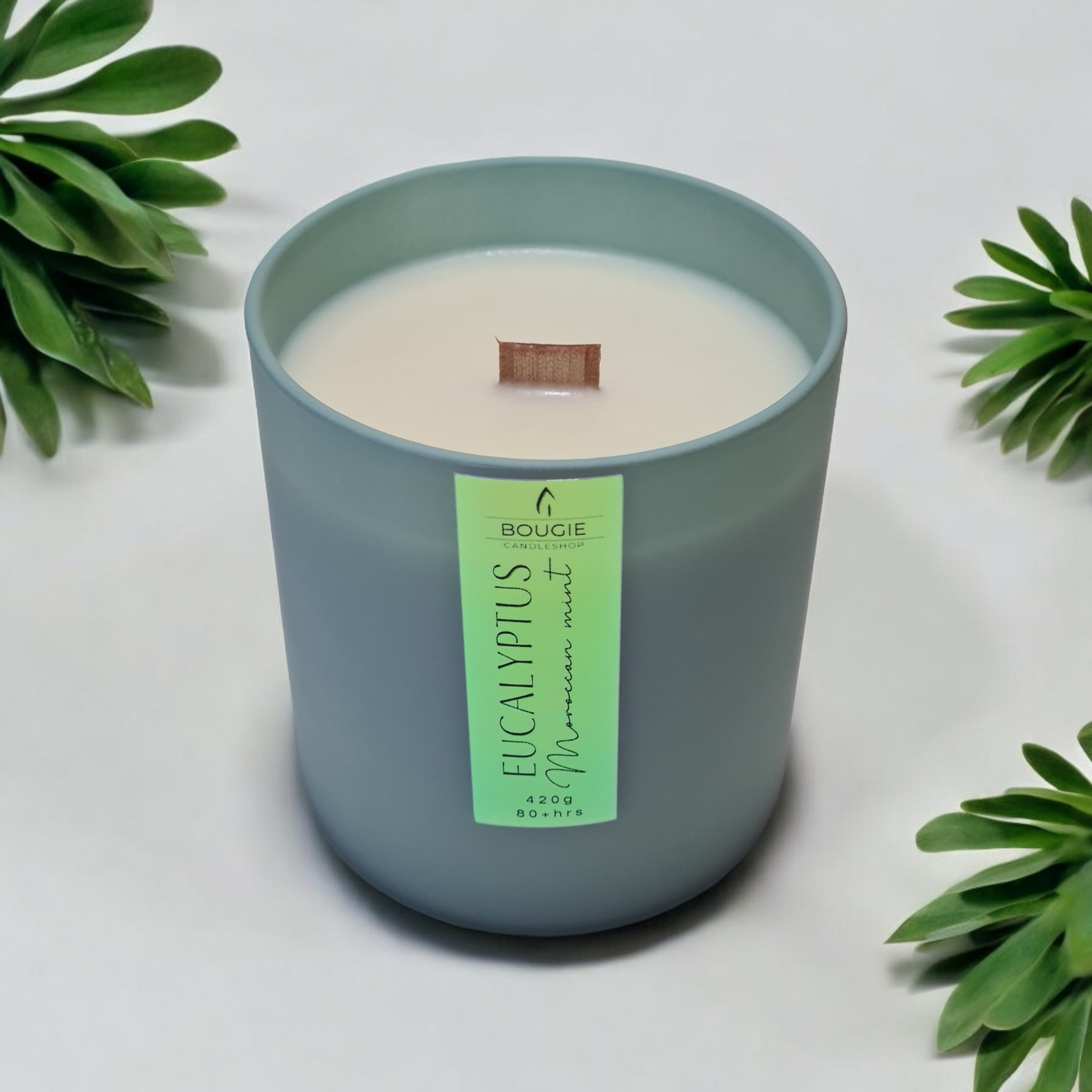 Bougie parfumée classique "Eucalyptus & menthe marocaine"