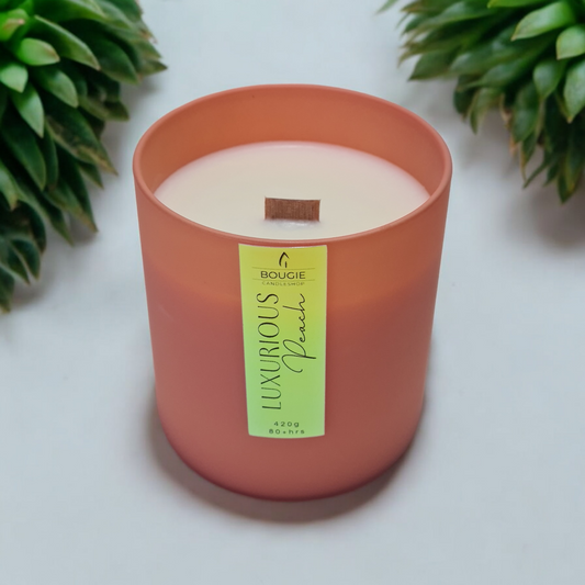 Klassische Duftkerze "Luxuriöser Pfirsich"