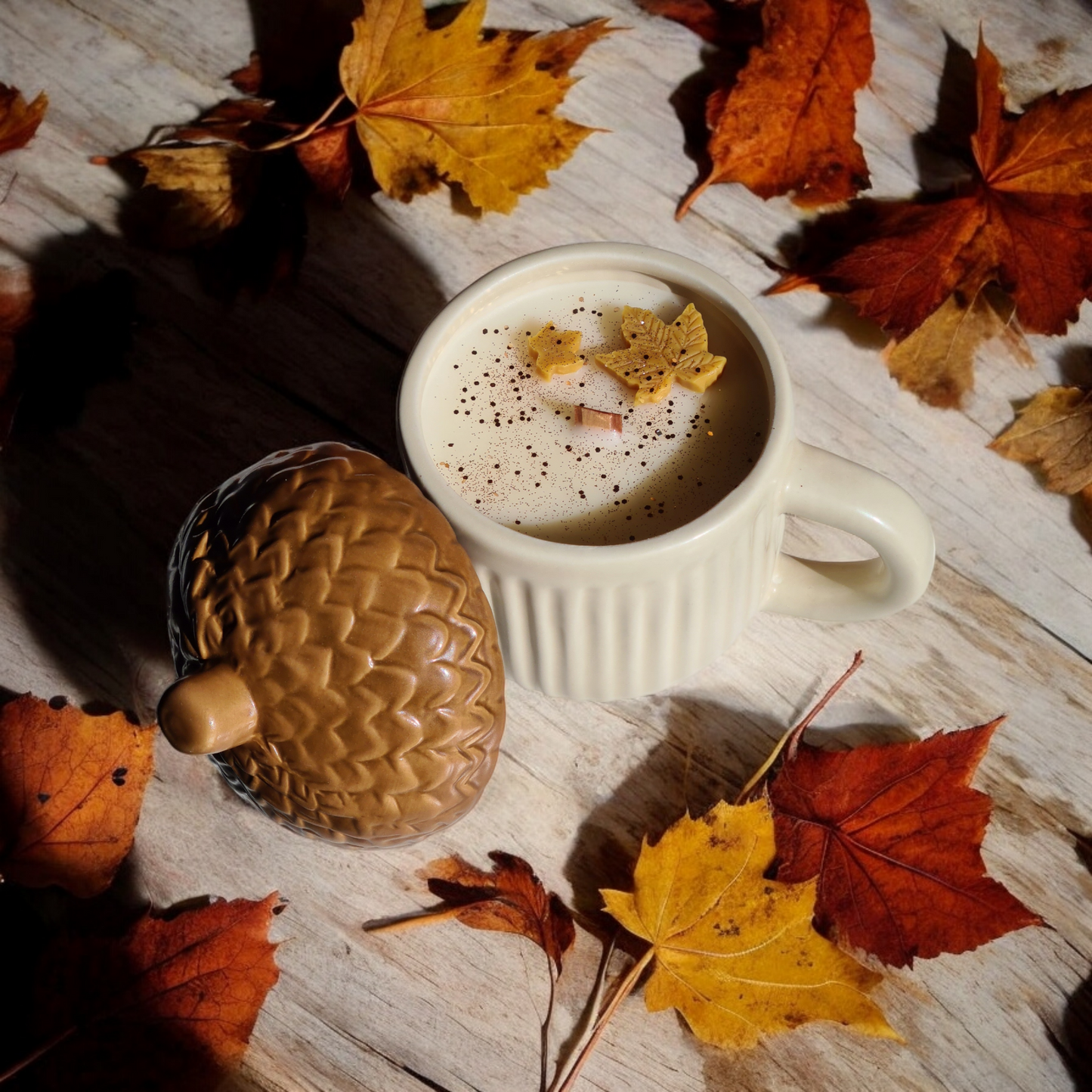 Geurkaars Eikelmok "Cinnamon Chai"