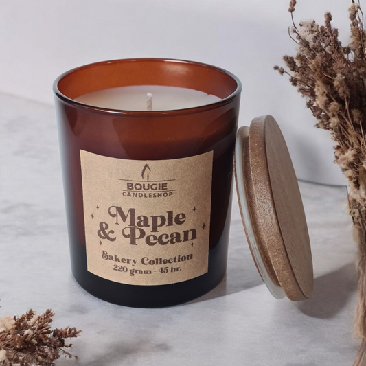 Geurkaars Maple & Pecan