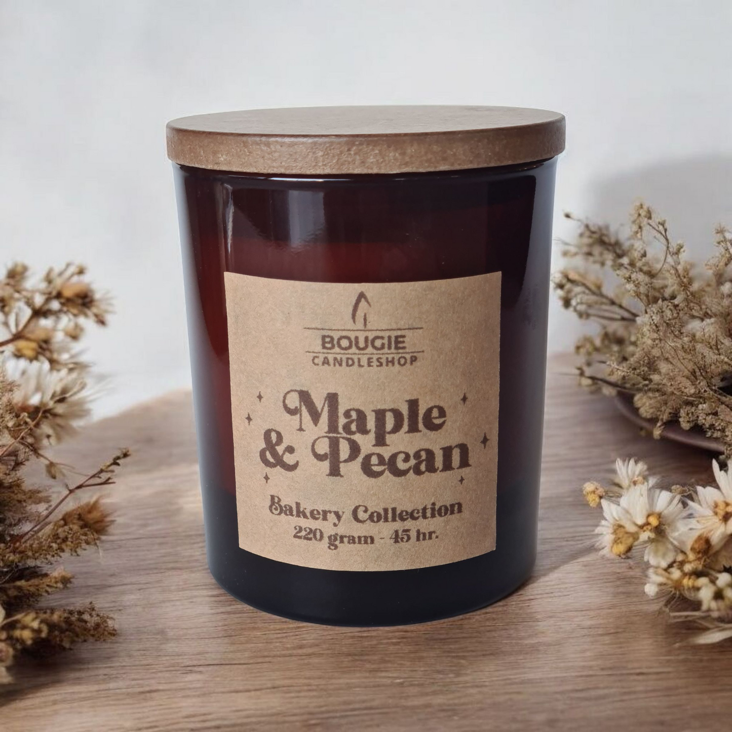 Geurkaars Maple & Pecan