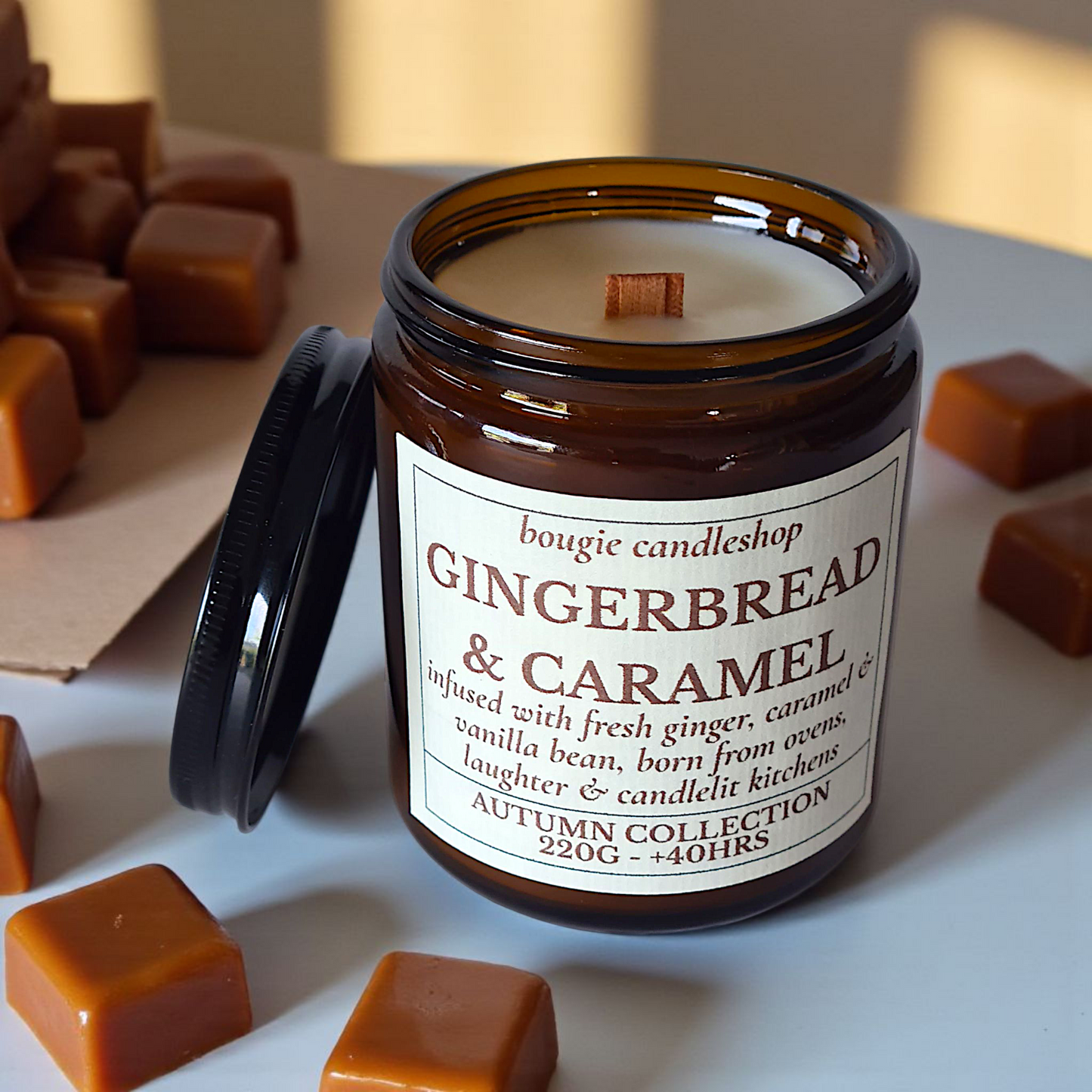 Geurkaars Gingerbread & Caramel