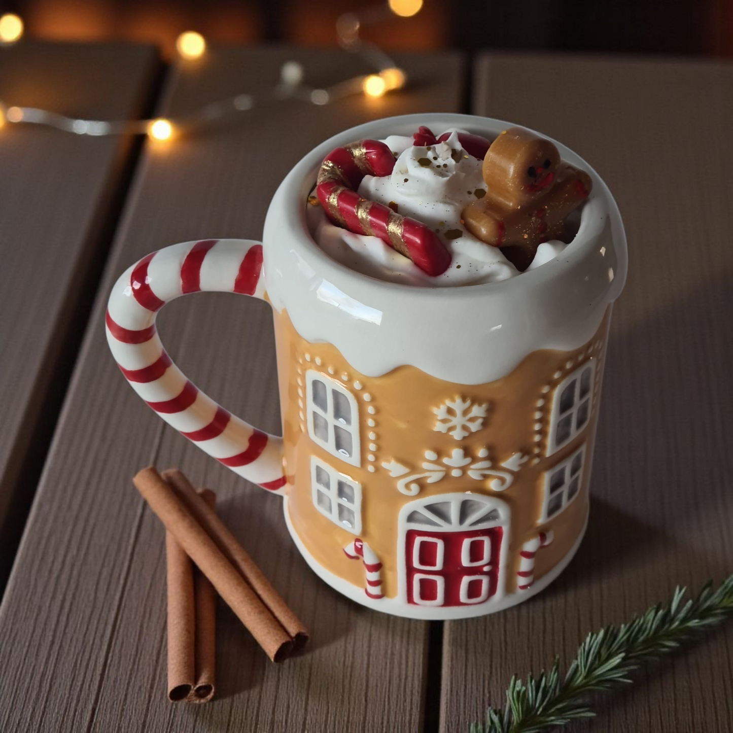 Geurkaars Gingerbread House Mok
