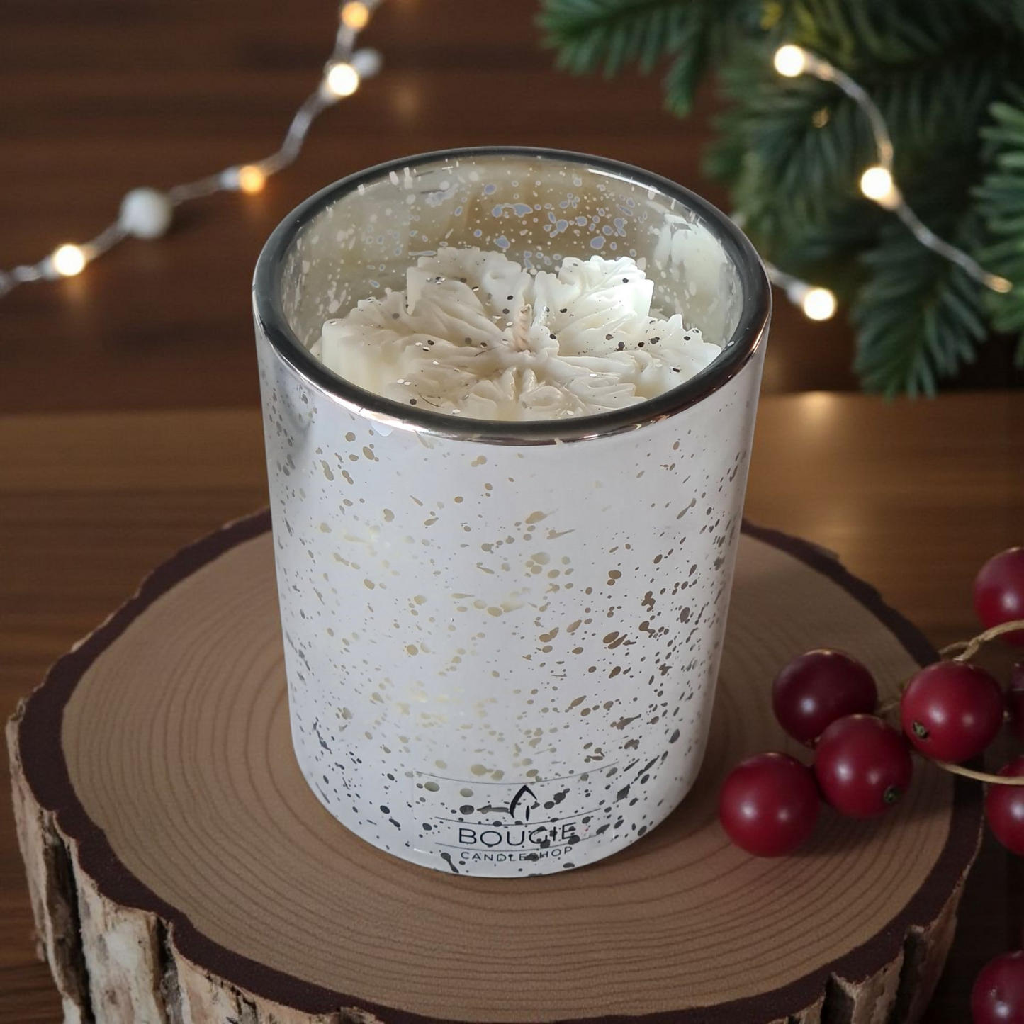 Duo geurkaarsen Silver (large + small)