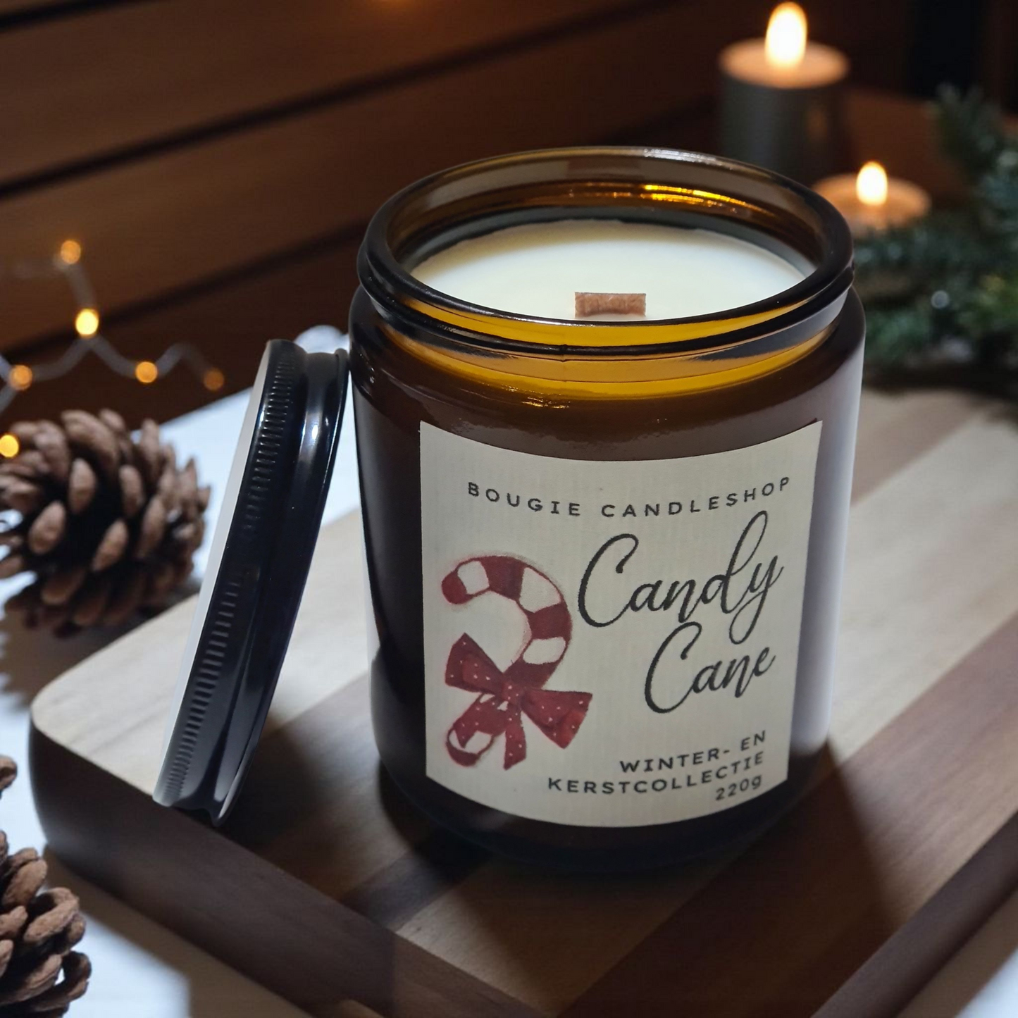 Geurkaars Candy Cane