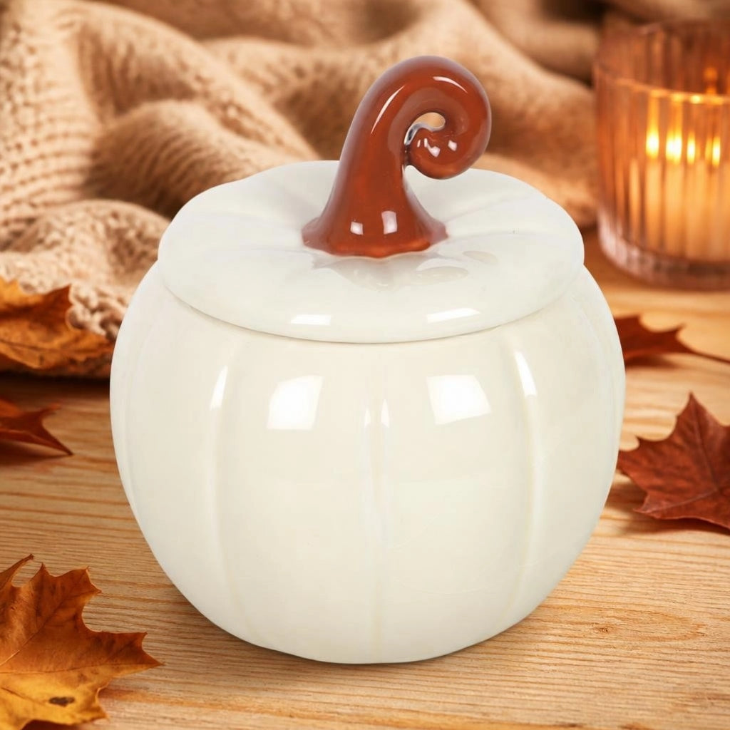 Waxwarmer White curly pumpkin