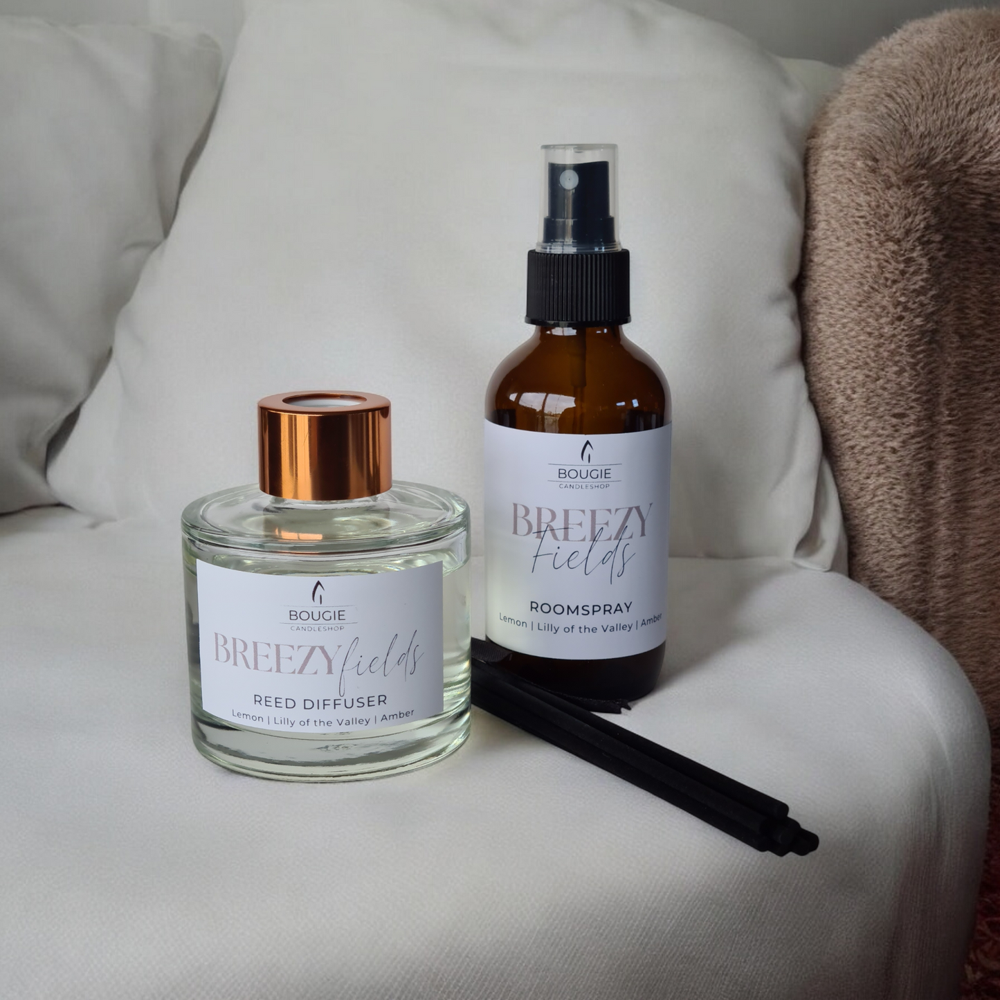 Bundle set : Fragrance sticks + cream spray