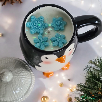 Geurkaars Pinguin - Warm Saffron Woods