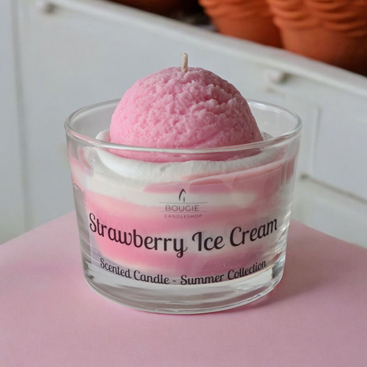 Geurkaars Strawberry Ice Cream