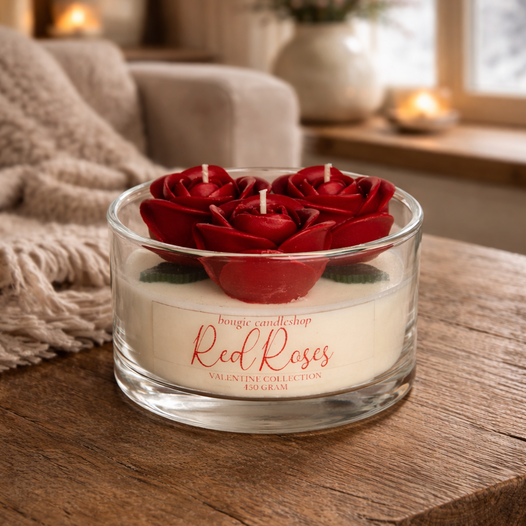 Geurkaars Red Roses