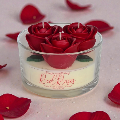 Geurkaars Red Roses