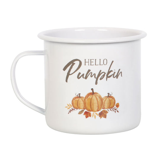 Hello Pumpkin tinnen mok.