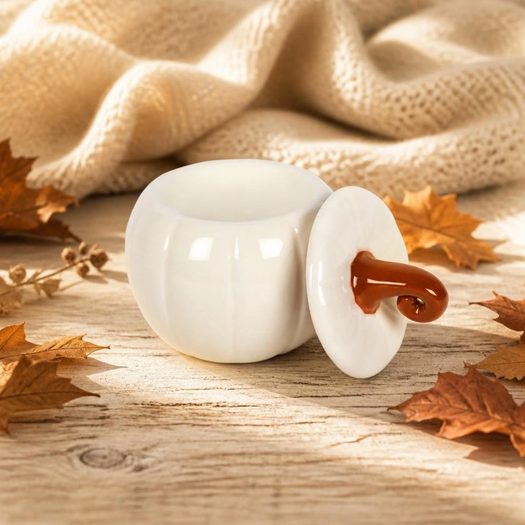 Waxwarmer White curly pumpkin
